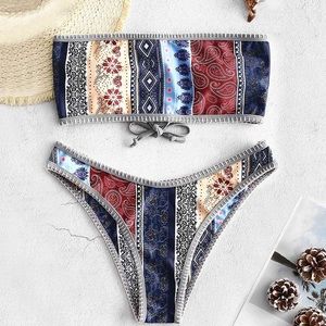 Zaful Paisley bikini